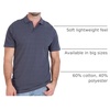 image:image4 Pack Mens Cotton Pique Polo Shirts Short Sleeve Collared Golf WorkSet 4