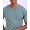 image:image4 Pack Mens Cotton Pocket T Shirts Crew Neck Short Sleeve Athletic GymSet 11