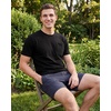 image:image4 Pack Mens Cotton Pocket T Shirts Crew Neck Short Sleeve Athletic GymSet 7