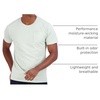 image:image4 Pack Mens Cotton Pocket T Shirts Crew Neck Short Sleeve Athletic GymSet 8
