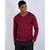 image:image4 Pack Mens Dry Fit Long Sleeve V Neck T Shirts Athletic Workout Gym TeesSet 1