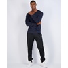 image:image4 Pack Mens Dry Fit Long Sleeve V Neck T Shirts Athletic Workout Gym TeesSet 5