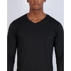 image:image4 Pack Mens Dry Fit Long Sleeve V Neck T Shirts Athletic Workout Gym TeesSet 6