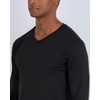 image:image4 Pack Mens Dry Fit Long Sleeve V Neck T Shirts Athletic Workout Gym TeesSet 8