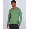 image:image4 Pack Mens Dry Fit Long Sleeve V Neck T Shirts Athletic Workout Gym TeesSet 8