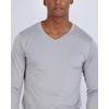 image:image4 Pack Mens Dry Fit Long Sleeve V Neck T Shirts Athletic Workout Gym TeesSet 8