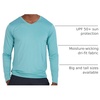image:image4 Pack Mens Dry Fit Long Sleeve V Neck T Shirts Athletic Workout Gym TeesSet 9