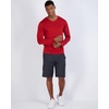 image:image4 Pack Mens Dry Fit Long Sleeve V Neck T Shirts Athletic Workout Gym TeesSet 9