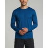 image:image4 Pack Mens Dry Fit Long Sleeve Workout Shirts Gym Athletic Tee FishingSet C