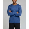 image:image4 Pack Mens Dry Fit Long Sleeve Workout Shirts Gym Athletic Tee FishingSet D