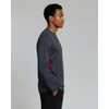image:image4 Pack Mens Dry Fit Long Sleeve Workout Shirts Gym Athletic Tee FishingSet D
