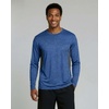 image:image4 Pack Mens Dry Fit Long Sleeve Workout Shirts Gym Athletic Tee FishingSet D