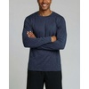 image:image4 Pack Mens Dry Fit Long Sleeve Workout Shirts Gym Athletic Tee FishingSet E