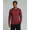 image:image4 Pack Mens Dry Fit Long Sleeve Workout Shirts Gym Athletic Tee FishingSet E