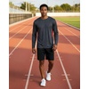 image:image4 Pack Mens Dry Fit Long Sleeve Workout Shirts Gym Athletic Tee FishingSet F
