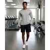 image:image4 Pack Mens Dry Fit Long Sleeve Workout Shirts Gym Athletic Tee FishingSet G
