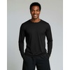 image:image4 Pack Mens Dry Fit Long Sleeve Workout Shirts Gym Athletic Tee FishingSet H
