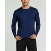 image:image4 Pack Mens Dry Fit Long Sleeve Workout Shirts Gym Athletic Tee FishingSet K