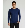 image:image4 Pack Mens Dry Fit Long Sleeve Workout Shirts Gym Athletic Tee FishingSet K