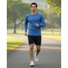 image:image4 Pack Mens Dry Fit Long Sleeve Workout Shirts Gym Athletic Tee FishingSet L
