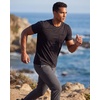 image:image4 Pack Mens Dry Fit Short Sleeve Pocket T Shirts Workout Gym Athletic TeesSet 9