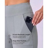 image:image4 Pack Womens 9 Bermuda Shorts Athletic Yoga Running Workout Pockets LongSet 1