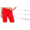 image:image4 Pack Womens 9 Bermuda Shorts Athletic Yoga Running Workout Pockets LongSet 5