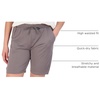 image:image4 Pack Womens Bermuda Shorts Dry Fit Athletic 7 High Waisted Long PocketsSet 12