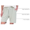 image:image4 Pack Womens Bermuda Shorts Dry Fit Athletic 7 High Waisted Long PocketsSet 5