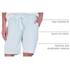 image:image4 Pack Womens Bermuda Shorts Dry Fit Athletic 7 High Waisted Long PocketsSet 6