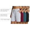 image:image4 Pack Womens Bermuda Shorts Dry Fit Athletic 7 High Waisted Long PocketsSet 7