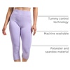 image:image4 Pack Womens Capri Leggings with Pockets High Waisted Yoga Workout CaprisSet 4