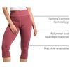 image:image4 Pack Womens Capri Leggings with Pockets High Waisted Yoga Workout CaprisSet 6