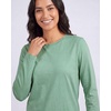 image:image4 Pack Womens Cotton Long Sleeve T Shirts Crewneck Basic Workout Tops TeesSet 1