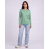 image:image4 Pack Womens Cotton Long Sleeve T Shirts Crewneck Basic Workout Tops TeesSet 1