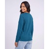 image:image4 Pack Womens Cotton Long Sleeve T Shirts Crewneck Basic Workout Tops TeesSet 11