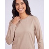 image:image4 Pack Womens Cotton Long Sleeve T Shirts Crewneck Basic Workout Tops TeesSet 11