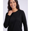 image:image4 Pack Womens Cotton Long Sleeve T Shirts Crewneck Basic Workout Tops TeesSet 13