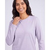 image:image4 Pack Womens Cotton Long Sleeve T Shirts Crewneck Basic Workout Tops TeesSet 4