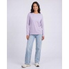 image:image4 Pack Womens Cotton Long Sleeve T Shirts Crewneck Basic Workout Tops TeesSet 4