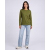 image:image4 Pack Womens Cotton Long Sleeve T Shirts Crewneck Basic Workout Tops TeesSet 5