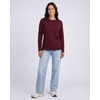 image:image4 Pack Womens Cotton Long Sleeve T Shirts Crewneck Basic Workout Tops TeesSet 7