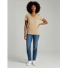 image:image4 Pack Womens Cotton Short Sleeve V Neck T Shirts Casual Tops Basic TeesSet 1