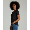 image:image4 Pack Womens Cotton Short Sleeve V Neck T Shirts Casual Tops Basic TeesSet 1