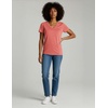 image:image4 Pack Womens Cotton Short Sleeve V Neck T Shirts Casual Tops Basic TeesSet 11