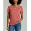 image:image4 Pack Womens Cotton Short Sleeve V Neck T Shirts Casual Tops Basic TeesSet 11
