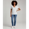image:image4 Pack Womens Cotton Short Sleeve V Neck T Shirts Casual Tops Basic TeesSet 15