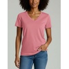 image:image4 Pack Womens Cotton Short Sleeve V Neck T Shirts Casual Tops Basic TeesSet 2