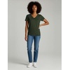 image:image4 Pack Womens Cotton Short Sleeve V Neck T Shirts Casual Tops Basic TeesSet 3