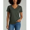 image:image4 Pack Womens Cotton Short Sleeve V Neck T Shirts Casual Tops Basic TeesSet 3